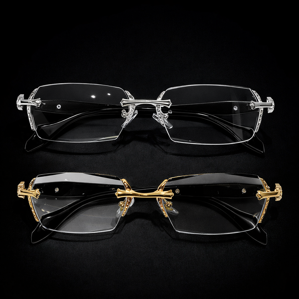 Urban Photochromic Frameless Anti-Blue Light Sunglasses
