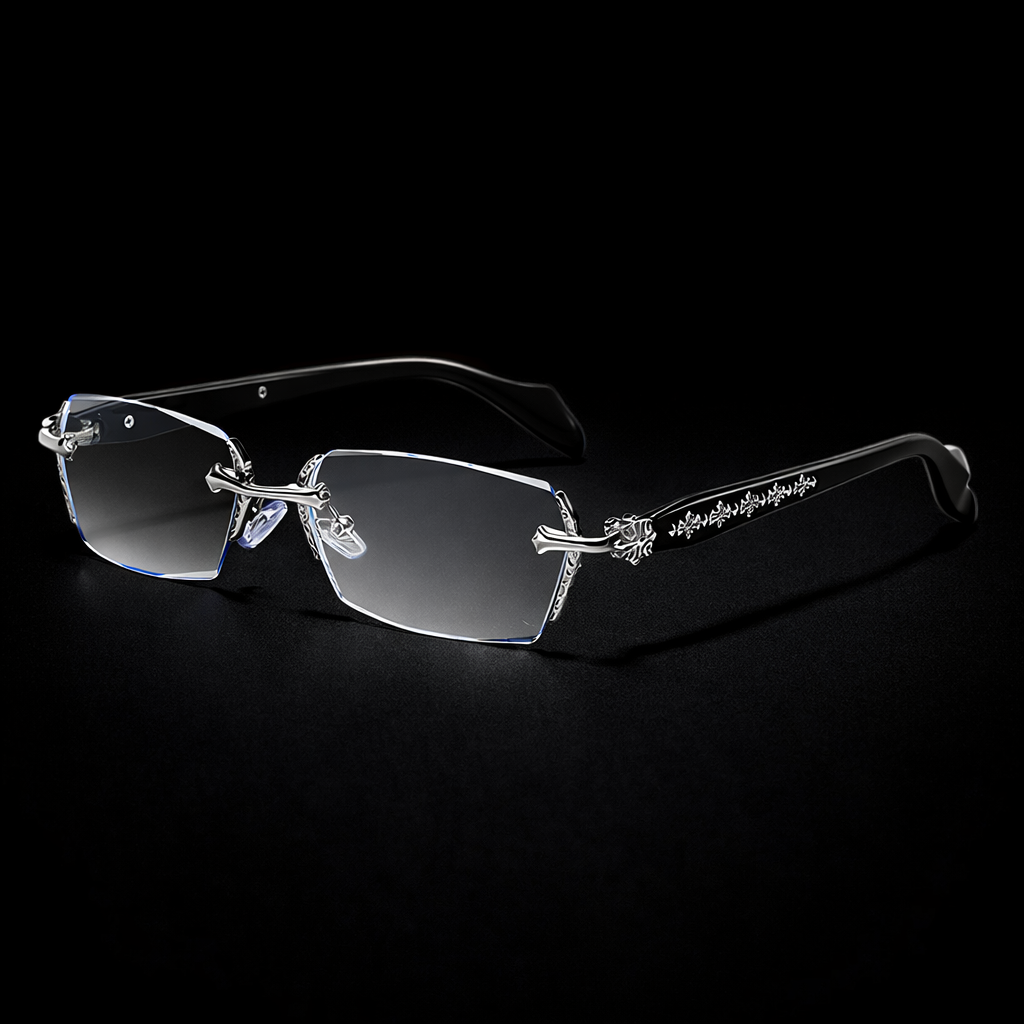 Urban Photochromic Frameless Anti-Blue Light Sunglasses