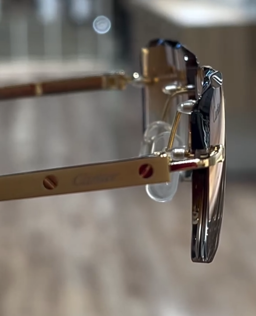 Urban FRED Rimless - Diamond Cut Lens Sunglasses VVip