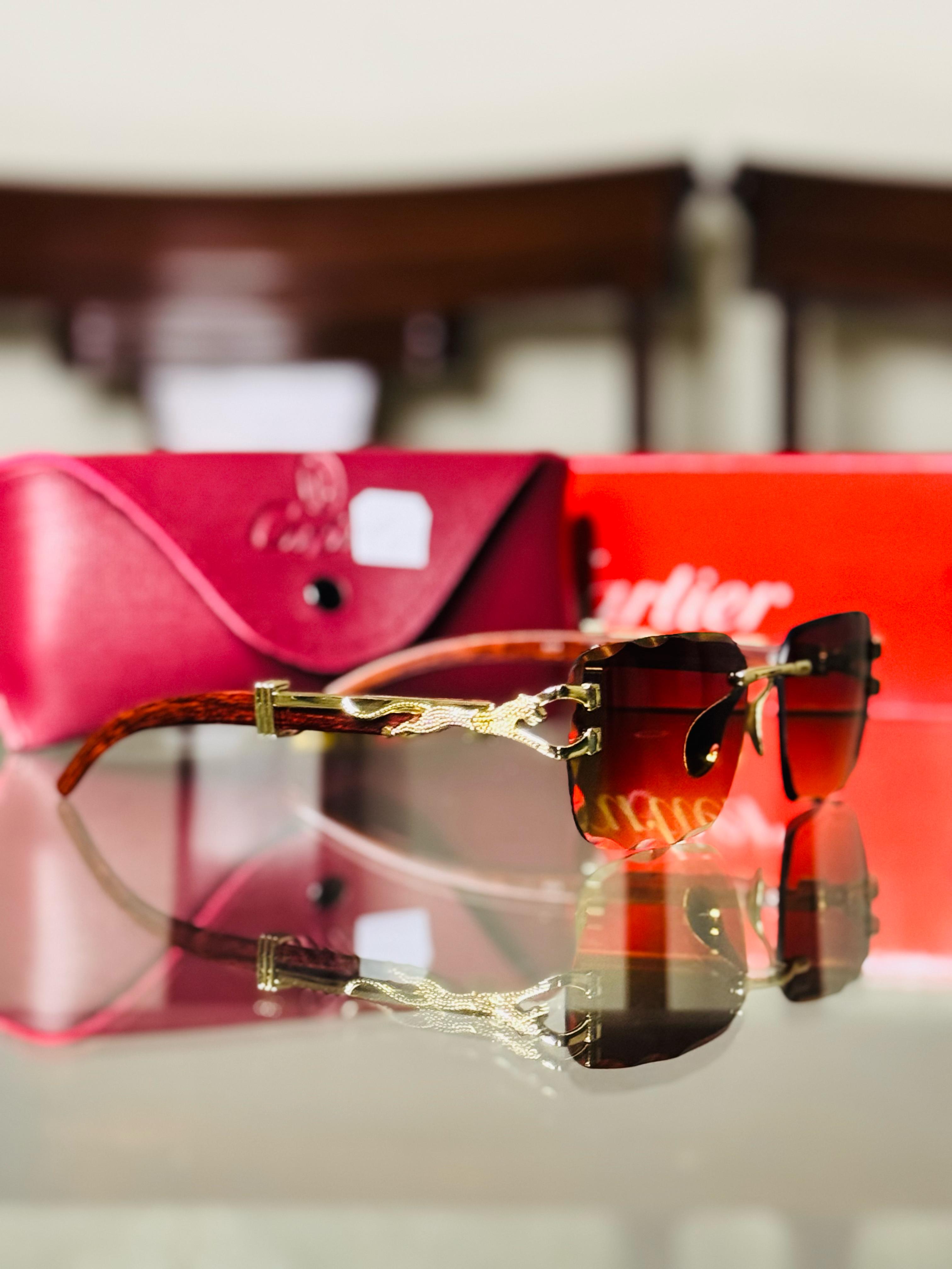 Jaguar Glasses Diamond Cut Style A+ Quality | 001