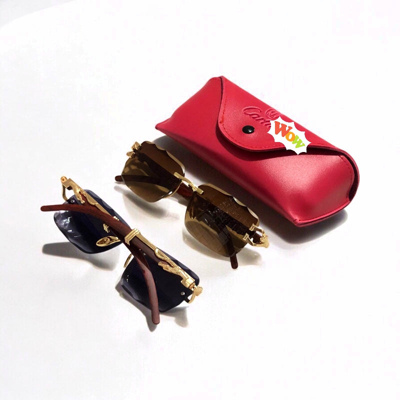 Jaguar Glasses Diamond Cut Style A+ Quality | 001